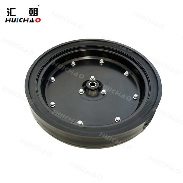 3" John Planter Narrow Gauge Wheel Assembly with Inner Steel Rim Half And Nylon Rim