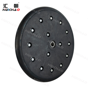 1x12 Agricultural Seed Press Wheel Assembly with 1x12 Inch Rubber Tire