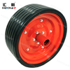 High Quality Semi-hollow Rubber Wheel with Bearings