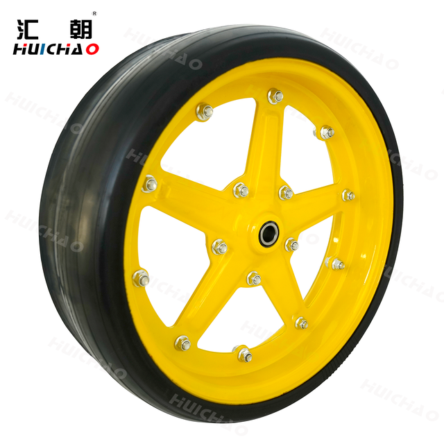 JD Planter And Grain Drill Spoked Gauge Wheels Assembly With 4.5" Rubber Tire
