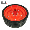 High Quality Semi-hollow Rubber Wheel with Bearings