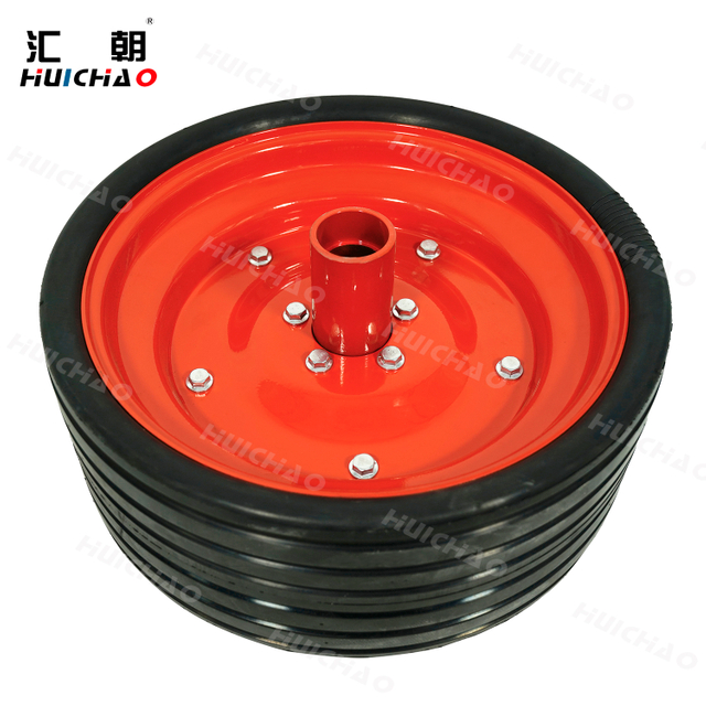 High Quality Semi-hollow Rubber Wheel with Bearings