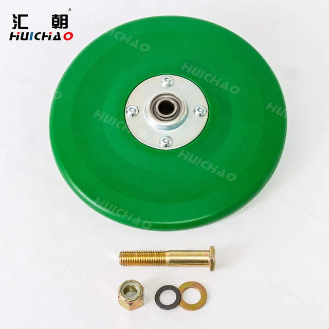 Huichao V-8 Green Urethane Firming Wheel Press Wheel Assembly For JD Seeder