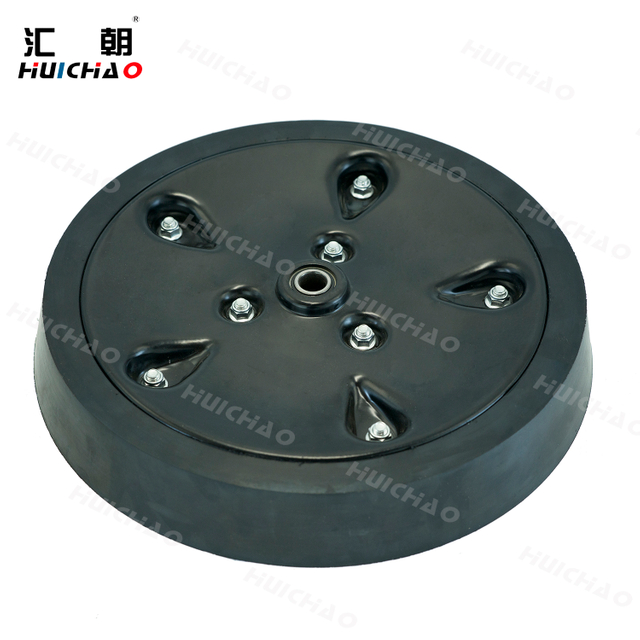 Agricultural Seed Press Wheel Assembly with 2x13 Inch Rubber Tire Fit To Seeding Machine