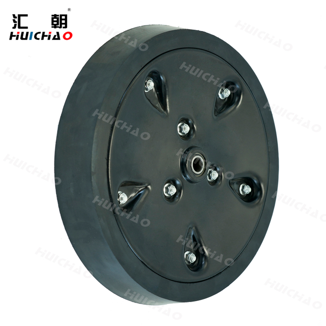 Agricultural Seed Press Wheel Assembly with 2x13 Inch Rubber Tire Fit To Seeding Machine