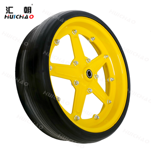 JD Planter And Grain Drill Spoked Gauge Wheels Assembly With 4.5" Rubber Tire