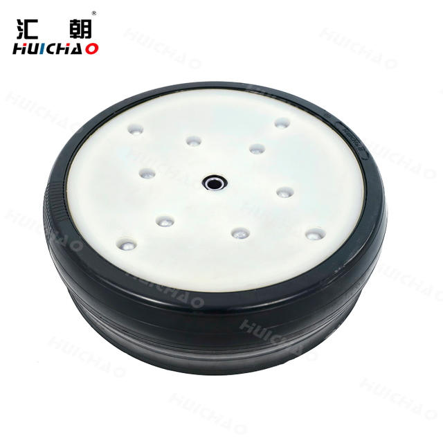 HUICHAO White Steel Wheels with White Nylon Cover